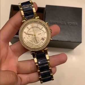 Blue and Gold Michael Kors